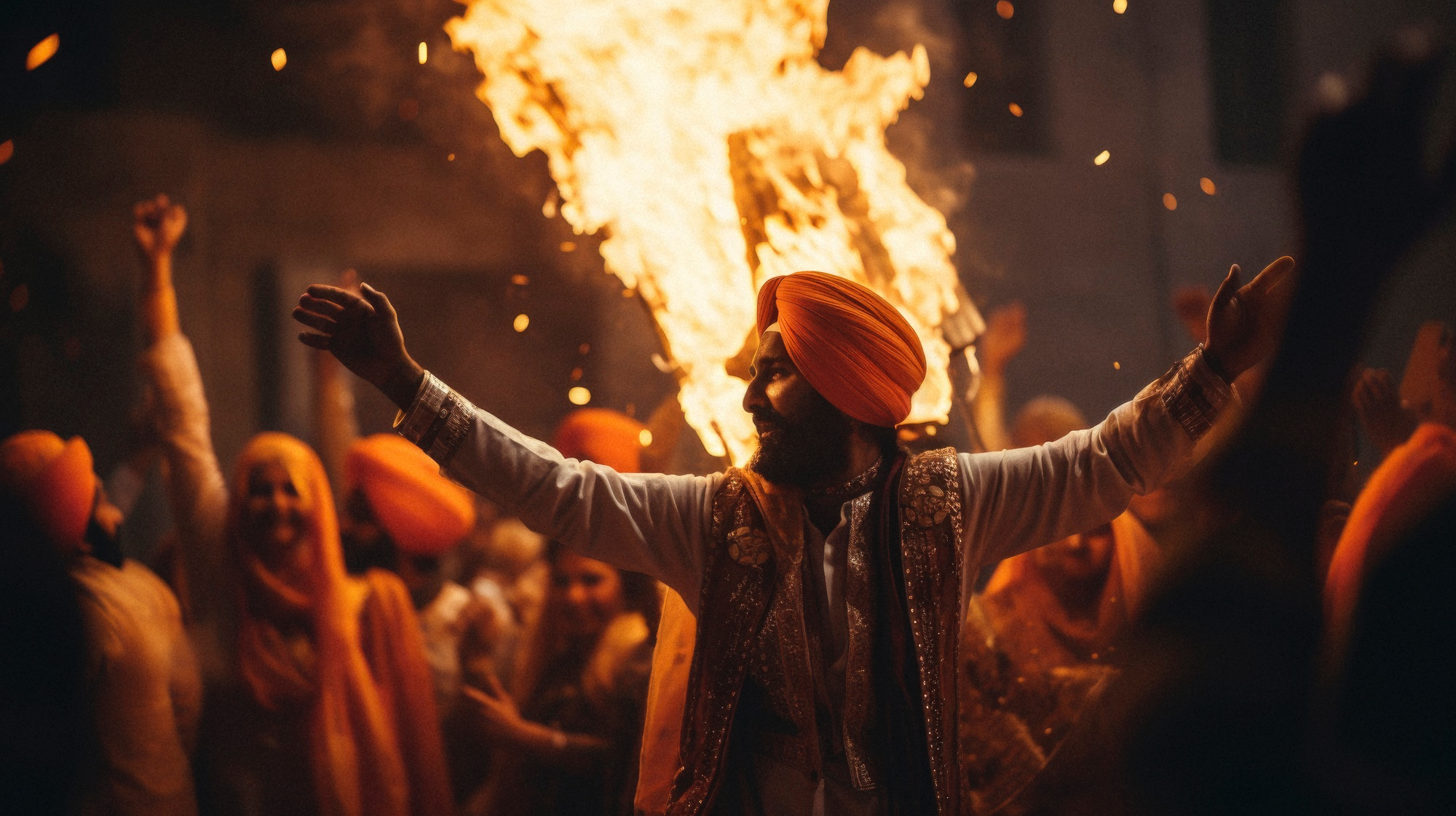 punjabi bhangra in school